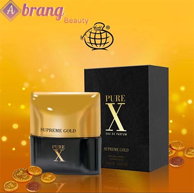 ادکلن-و-ادو-پرفیوم-مردانه-فراگرنس-ورد-مدل-Fragrance-World-Pure-X-Supreme-Gold