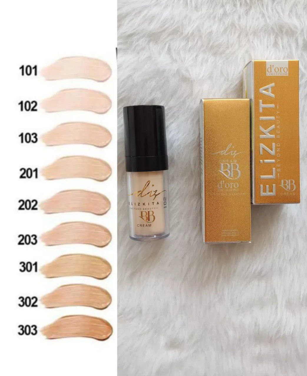 کرم پودر الیزکیتا سری Mineral Matte شماره 101