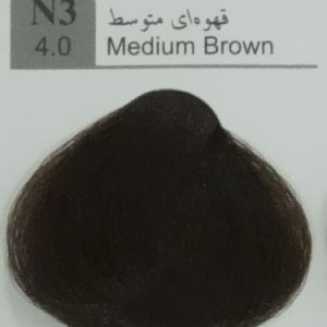رنگ مو دوپیر قهوه ای متوسط N3 حجم 100میل Dupier Hair Color
