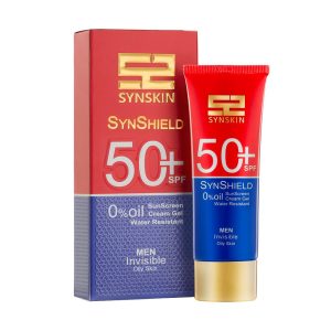 کرم ژل ضد آفتاب SPF50 مردانه ساین اسکین مدل ساین شیلد مناسب پوست چرب 50 میل