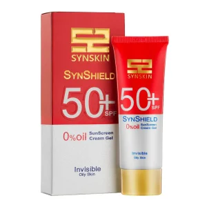 کرم ژل ضد آفتاب بی‌رنگ ساین شیلد +SPF50 ساین اسکین پوست چرب حجم 50 میل