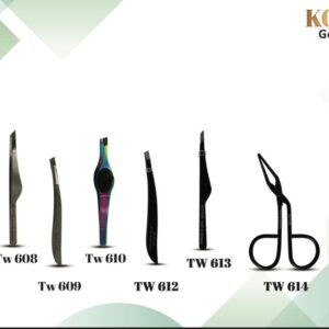 موچین ابرو کوتون مدل قیچی مشکی مات کد TW 614