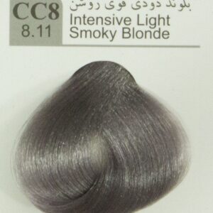 رنگ مو دوپیر بلوند دودی قوی روشن 8.11 (CC8) حجم 100میل