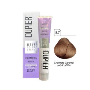 رنگ مو دوپیر شکلاتی کاراملی 8.7 حجم 100میل