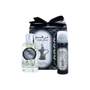 ادکلن درهم ارض الزعفران به همراه اسپری