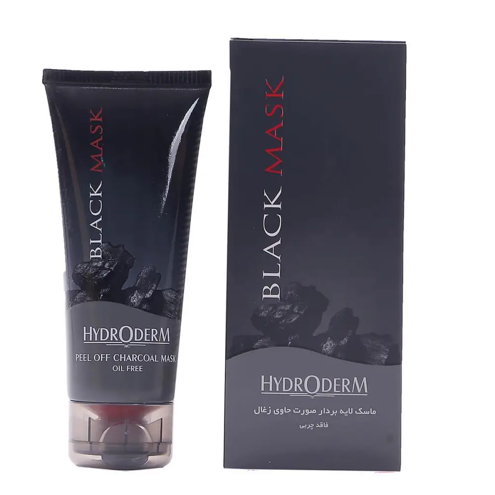 ماسک لایه بردار صورت هیدرودرم مدل زغال