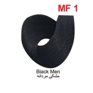 کیت رنگ مو مشکی طبیعی مردانه کاترومر شماره MF1