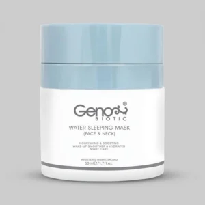 ماسک صورت ژنوبایوتیک مدل 01 حجم 50 میلی‌لیتر آبرسان، جوان‌کننده و ضد چروک مناسب انواع پوست با عصاره طبیعی برای خانم‌ها و آقایان