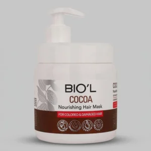 ماسک تقویت کننده مو بیول مدل Cocoa مناسب برای موهای آسیب دیده و رنگ شده حجم 500 میلی لیتر