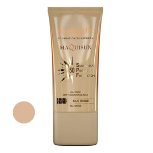 کرم ضد آفتاب رنگی سان‌سیف، 50 SPF، مدل MAQUISUN NW15، مناسب انواع پوست تنالیته با متوسط و حجم 40 میلی‌لیتر