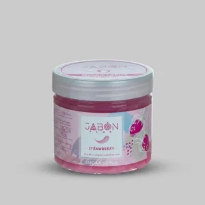 اسکراب شکری لایه بردار پوست ژبن پلاس مدل Strwberry وزن 450 گرم