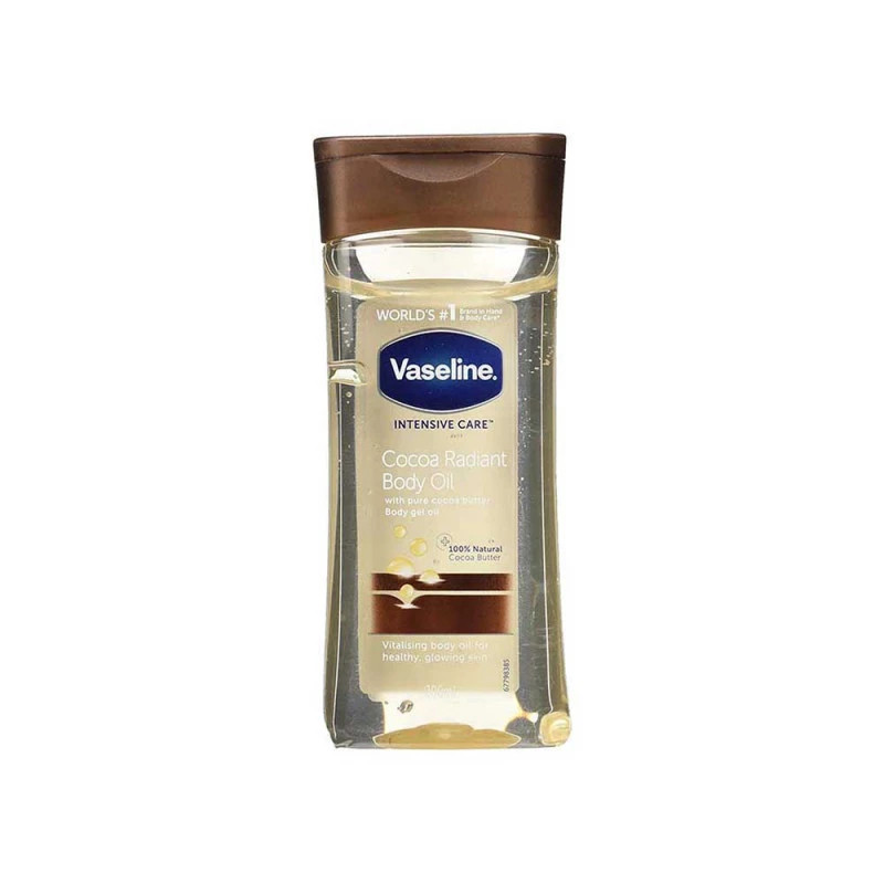 روغن بدن وازلین مدل Cocoa Butter حجم 200 میلیلیتر حاوی کره کاکائو خالص، ترمیمکننده پوست خشک و حساس، جذب سریع، حفظ رطوبت و ایجاد حس بدون چربی