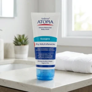 لوسیون مرطوب کننده بدن آردن آتوپیا مدل Eczopro ضد خشکی و اگزما، حاوی سرامید، هیالورونیک اسید و عصاره جو دو سر، مناسب پوست خشک و حساس حجم 200 میلی‌لیتر