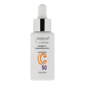 سرم روشن‌کننده پوست آردن سی فکتور مدل Vitamin C-50 مناسب برای انواع پوست حجم 30 میلی‌لیتر