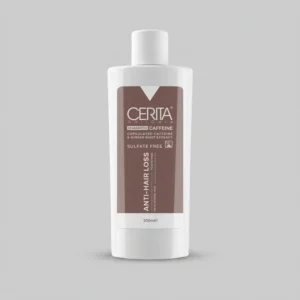 شامپو تقویت کننده و ضد ریزش مو سریتا مدل Caffein، سازگار با موهای خشک و نرمال، ضد شوره، حجم 200 میلی‌لیتر