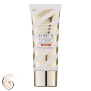 ژل کرم ضد آفتاب بدون رنگ ساین اسکین SPF50 مدل Decolor محافظ UVA ،UVB، روشن‌کننده، مناسب انواع پوست حجم 40 میلی‌لیتر