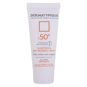 کرم ضد آفتاب بدون رنگ درماتیپیک SPF50 مدل Anti_redness ‌محافط UVB, UVA مناسب انواع پوست حجم 40 میلی‌لیتر