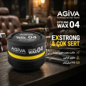 واکس مو آگیوا مدل EXSTRONG حجم 175 میلی لیتر