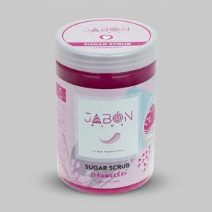 اسکراب شکری لایه بردار پوست ژبن پلاس مدل Strawberry وزن 900 گرم