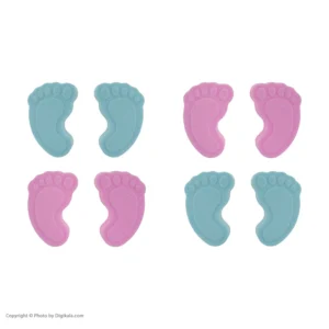 کوکتل پدیکور ژبن پلاس مدل Baby feet وزن 480 گرم بسته 8 عددی