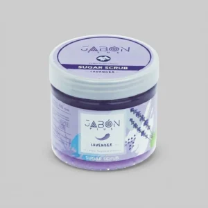 اسکراب شکری لایه بردار پوست ژبن پلاس مدل Lavender وزن 450 گرم