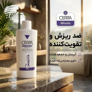 شامپو تقویت کننده مو سریتا مخصوص پوست سر معمولی حجم 200 میلی‌لیتر مدل Minuta