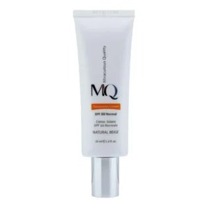 کرم ضدآفتاب رنگی ام کیو مدل NATURAL BEIGE-Normal، حجم 55 میلی‌لیتر