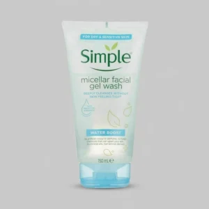 ژل شست‌وشوی صورت سیمپل سری MICELLAR مدل WATER BOOST حجم 150 میلی‌لیتر