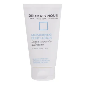 لوسیون بدن درماتیپیک مدل MOISTURIZING حجم 150 میلی‌لیتر، مرطوب کننده و آبرسان، حاوی هیالورونیک اسید، روغن آرگان و جوجوبا، مناسب پوست معمولی تا خشک، ضد التهاب و پیشگیری از پیری زودرس