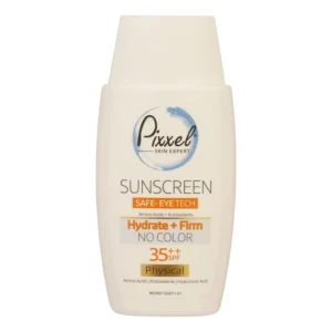 کرم ضد آفتاب بدون رنگ پیکسل SPF35 ‌مدل Physical مناسب انواع پوست‌ حجم 50 میلی‌لیتر